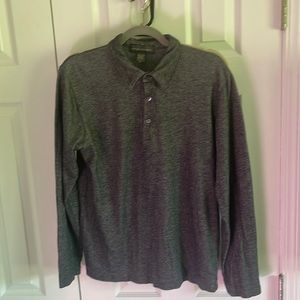 Banana Republic mens large long sleeve polo